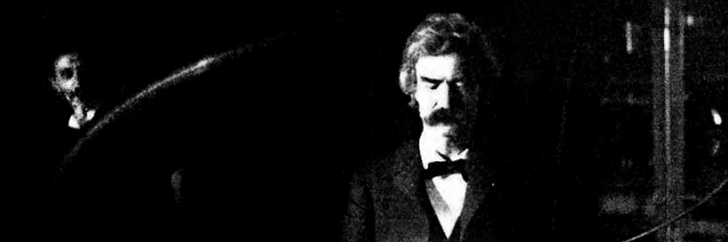 Mark Twain cu becul lui Tesla